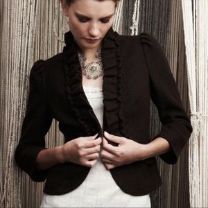 Anthropologie Boucle De Souflee Jacket Blazer